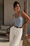 Soft Cotton Ribbed Cotton Basic Undershirt |   Body Fitting Mold Md3571