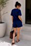 Women's Modal Embroidery Detailed Casual Shorts Set My3535 - 3