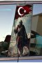Turkish Flag Soldier Printed Car Door Post Covering Foil Sticker Set of 2 (Right & Left)