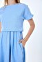 Crew Neck Half Sleeve 2 Piece Dress - 5