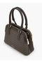 Monogram Print Tote Bag with Detachable Strap - 5