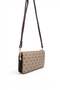 Dark Beige - Brown Monogram Women's Crossbody Bag Sp1291 - 3