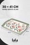 Konak Non-Slip Serving Tray 41 X 30 cm – Melamine Breakfast, Tea and Hotel Tray - 5