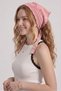 Women's Mesh Lace-Look Multi-Purpose Bandana Summer Beach Compatible Perforated Knitwear Hair Bandana and Waist Accessory