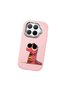 Pink Silicone Case Compatible with Mi 15t Pro with Shock-Absorbing Camera Protection - 3