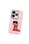 Infinix Hot 40I Compatible Shock-Absorbing Camera Protected Pink Silicone Case - 3