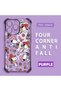 iPhone 15 Pro Compatible Transparent Back Four-Corner Reinforced Impact Protection Silicone Case