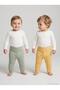 Basic 2-Piece Set Without Booties for 3-12 Months Single Bottom Baby - Green