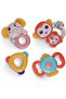 Baby Rattle & Teether Set 4PCS BPA Free Sensory Chew Toys for Newborn 3-12 Months - 8