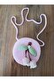 Girl's Mini Round Straw Crossbody Bag with Fruit Figures |   Summer Shoulder Bag - 2