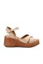 Ps-1401 Genuine Leather Women's Wedge Sandals - 3