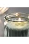 HÖKGÖK 4-Piece Scented Glass Candle Set – Apple, Light Green, 12-Hour Burn - 5