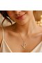 Figured Anti-Tarnish Steel Adjustable Chain Luxury Necklace
