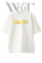 Kill Bill Design Printed Unisex White Oversize T-Shirt