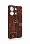 Redmi Note 13 4g Compatible Vintage Carpet Pattern Silicone Case - 2