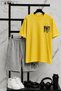 Be Kind Printed Plus Size Unisex T-Shirt & Grey Shorts Set