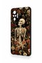 Redmi Note 10 Pro Compatible Flower Skeleton Pattern Silicone Case - 4