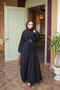 Black Bolero Dress with Buckle Detail - 2