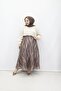 1190 Orhan Jakar Embossed Single Skirt - 2