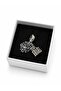 Steel Charm with Castle and Star Detail - 3