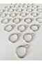 15 Pieces of Nickel Plated, High-Quality Ring Handles, Holders, and Attachments for Bags, Wallets, and Hobby Projects - 2