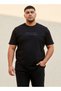 Men Regular Fit Crew Neck Short Sleeves Slogan Print T-shirt