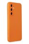 Concepta Galaxy S23 Fe Case Nano Inside Velvet Silicone (155238) - Orange - 2