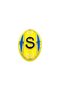 New Design Colorful Double Layer Embossed Oval Letter S Special for Labelers - Colorful and Stylish Design Oval Glass Ornament S Letter - 2