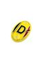 New Design Colorful Double Layer Embossed Oval Letter D - Special for Labelers - Colorful and Stylish Design Germany Glass Ornament D Letter