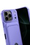 Aconcept iPhone 17 Pro Kelvin Silicone with Business Card Holder (65112) - Lilac - 3
