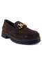3195 Genuine Leather Casual Women's Shoes - Brown Suede
