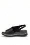 Elit Koc2568 Women's Genuine Leather Sandals Black - 4