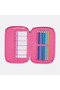 Pencil case with three fully equipped sections - STRAWBERRY - 4
