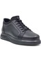 6410 Black Large Size Genuine Leather Men's Casual Sneakers Shoes - 3