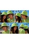 Unisex Solid Color Pistachio Green Bucket Hat Fisherman Cap Summer Sun Protection - 4