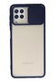 Aconcept Galaxy A22 Case Palm Frosted Camera Sliding Silicone (175506) - Navy Blue
