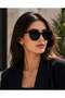 Noir Women's Cat-Eye Sunglasses | Premium Gloss Black Frame with Smoke UV400 Lenses | Model 4603-C2 - 6
