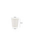100 Pieces 4 oz White Single Wall Paper Cups - 5