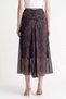Multi-Colored Tulle Knitted Skirt with Gathered Detail - 4