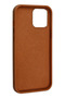 Concepta iPhone 12 Pro Max Case Asian Leather Silicone (191246) - Brown - 4