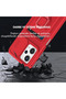 Aconcept Poco X5 5g Case Zuma Silicone with Business Card Holder and Ring (14442) - Red - 2