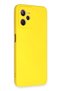 Concepta Realme C35 Case Nano Velvet Silicone (190354) - Yellow - 2
