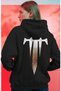 Trivium Rock Metal Music Band Back Printed Unisex Oversize Premium Hoodie - 3