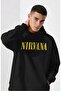 Nirvana Rock Metal Music Band Back Printed Unisex Oversize Combed Cotton Hoodie - 4