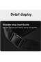 Golden Wolf Fashion Crossbody Bag Water Resistant Anti-Theft Polyester Chest Bag Business Travel for Men Women, GXB00895, Black - 5