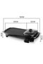 2-in-1 Electric Hot Pot and Smokeless BBQ Grill Pan, 1350W Power for Simultaneous Baking & Simmering, 3L Capacity for Family Parties - Matte Black (Model SK-2208) - 4
