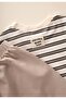 Oversize T-Shirt Wide Cut Trousers Set 2-10 Years Anthracite Mink Striped - 4