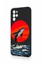 Omix X700 Compatible Red Sun Whale Patterned Silicone Case - 4