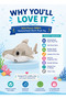ORBYS Hammerhead Shark Plush Toy, Soft Grey Ocean Stuffed Animal with Realistic Shark-Inspired Design, Compact 18 cm Cuddly Gift for Kids, Suitable from 0+ Months - 6