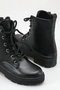 S220Cilt Women's Lace-Up Side Zipper Non-Slip Sole Short Boots - 4